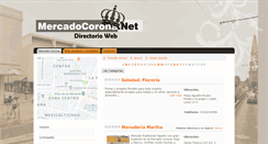 Desktop Screenshot of mercadocorona.net