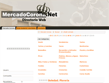 Tablet Screenshot of mercadocorona.net